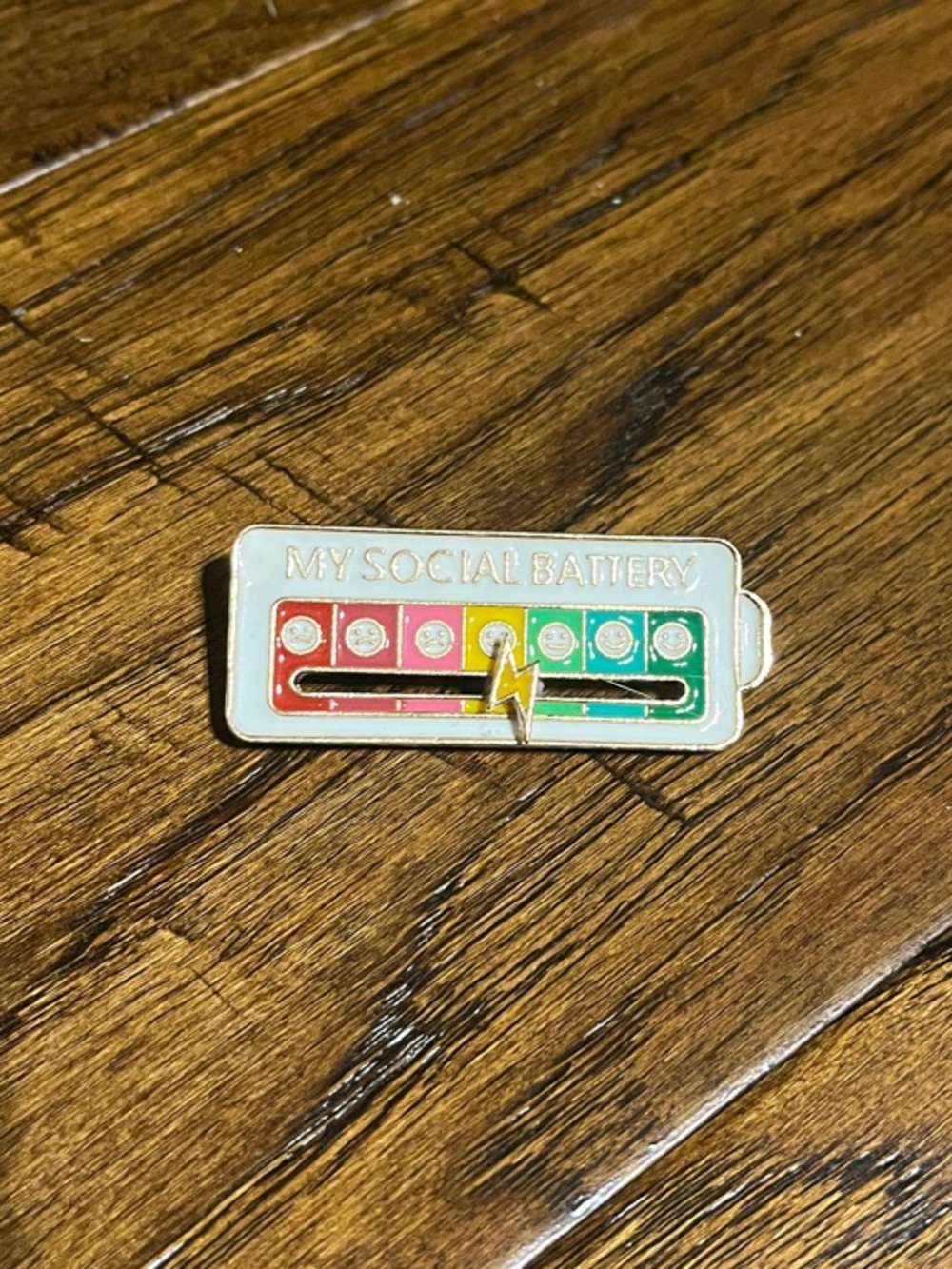 Social Battery Pin - Amazing Quality